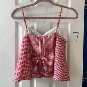 Boutique Checkered Tank